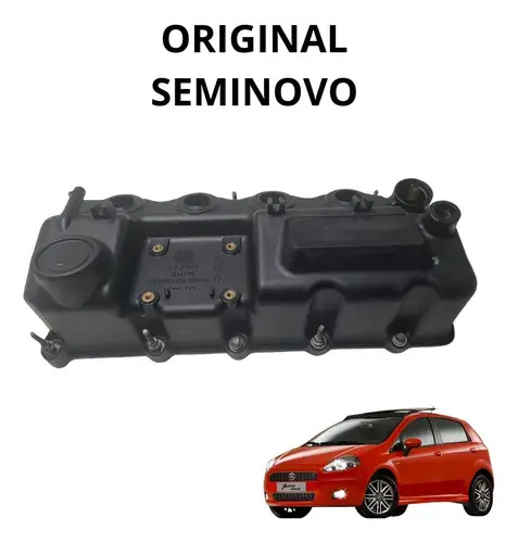 Tampa Válvulas Fiat Doblo Bravo Palio Grand Siena Strada Preto - Imagem 6