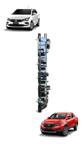 Tampa Válvula Fiat Strada Nova 1.3 Firefly 2021 Até 2025 Preto - Imagem 6