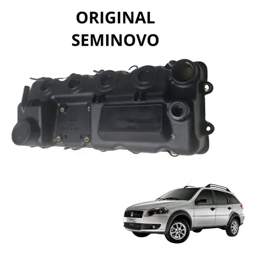 Tampa Válvulas Fiat Doblo Bravo Palio Grand Siena Strada Preto - Imagem 7