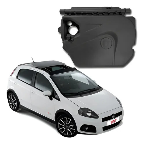 Tampa Acabamento Motor Fiat Punto T-jet 1.4 16v 2010
