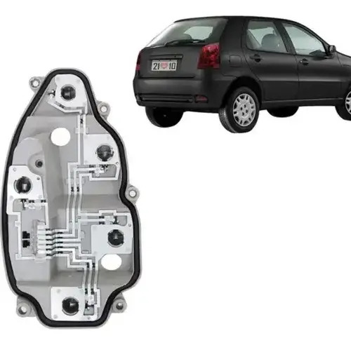 Circuito Soquete Fiat Palio G3 2004 A 2012 Lado Esquerdo Esquerdo/motorista Vermelho - Imagem 3
