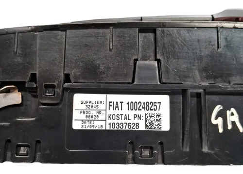 Botões Pisca Alerta Farol De Milha Fiat Argo - 10348233 Preto - Imagem 4