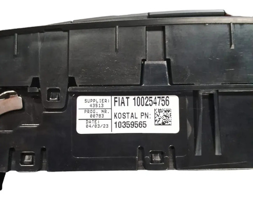 Interruptor Alerta Farol De Milha Fiat Cronos 10359565 Preto - Imagem 3
