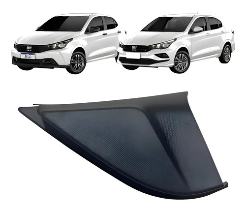 Moldura Interna Direita Retrovisor Fiat Argo Cronos Preto