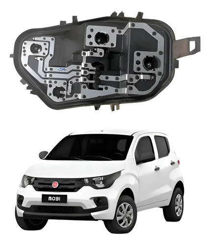 Circuito Da Lanterna Traseira Direita Fiat Mobi Direito/passageiro