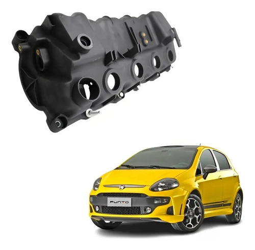 Tampa Válvula Fiat Doblo Palio Siena Strada Idea Linea Preto - Imagem 1