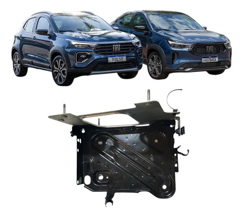 Suporte Bateria Original Fiat Pulse Fastback 22/25 52160771 Preto - Imagem 1