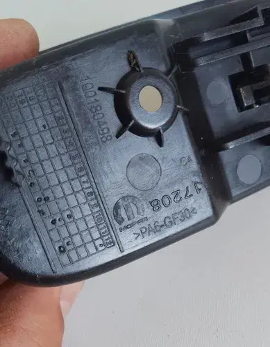Maçaneta Interna Lado Esq Uno Vivace Mobi Fiorino Original Preto Dianteira - Imagem 4