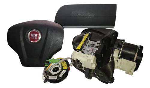 Kit Airbag Fiat Palio Wekeend Palio 2012 A 2015 Cinza Escuro - Imagem 1
