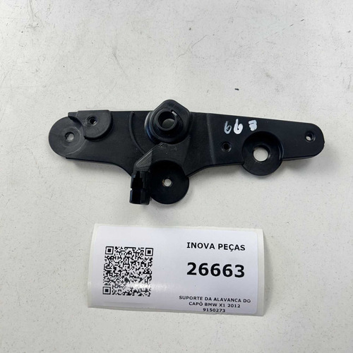 Suporte Da Alavanca Do Capô Bmw X1 2012  9150273 Preto
