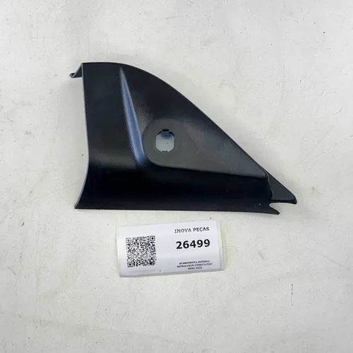 Acabamento Interno Retrovisor Direito Fiat Argo 2023 Preto