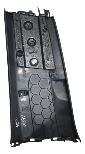 Moldura Coluna Inferior L.d Polo Virtus  Nivus 2020 2025 Preto - Imagem 4