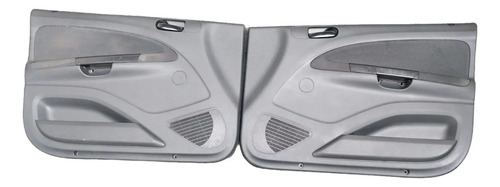 Kit Jogo Forro Portas Preto Tecido Vw Gol Voyage G5/g8 Preto/maçaneta Preta - Imagem 3