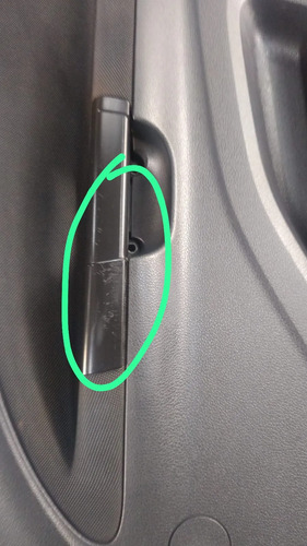Kit Jogo Forro Portas Tecido Vw Gol Voyage G5/g8 Preto Preto Maçaneta Cinza - Imagem 5