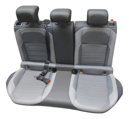 Jogo De Bancos Dianteiro Traseiro Airbag Nivus 2021 A 2025 Cinza Escuro/cinza - Imagem 2