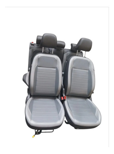 Jogo De Bancos Dianteiro Traseiro Airbag Nivus 2021 A 2025 Cinza Escuro/cinza - Imagem 7