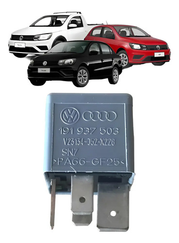 Relé Auxiliar Bomba Combustível Vw Gol G2 G3 G4 1994 A 2015 - Imagem 1