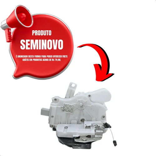 Fechadura Elétrica Traseira  L.e Vw Gol Voyage G5 Ao G8 - Imagem 2
