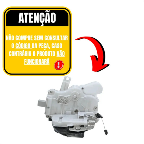 Fechadura Elétrica Traseira  L.e Vw Gol Voyage G5 Ao G8 - Imagem 4
