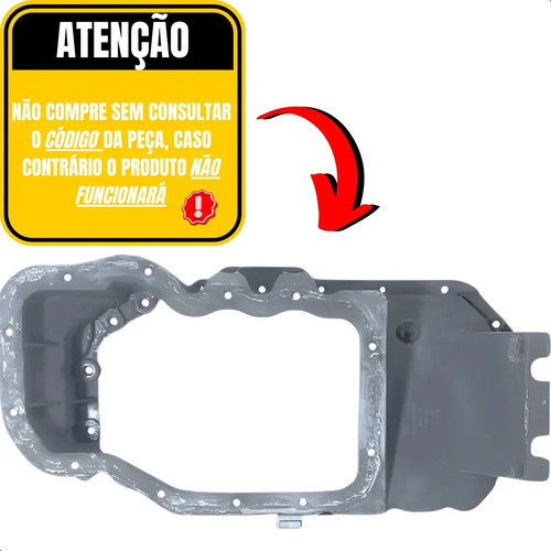 Sobre Cárter De Óleo Motor Power 1.6 8v Vw Gol Saveiro G5 G6 - Imagem 4