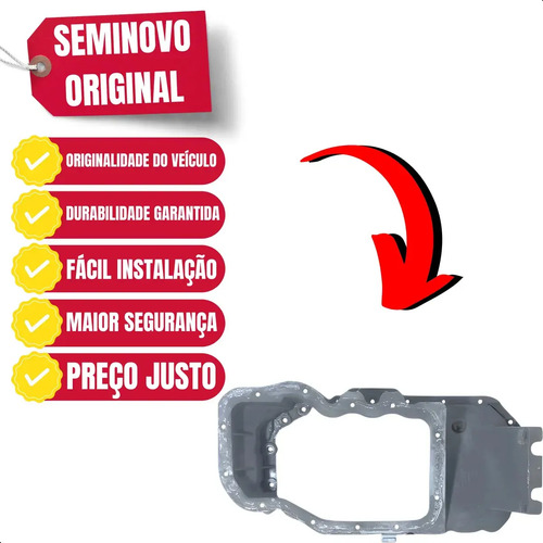 Sobre Cárter De Óleo Motor Power 1.6 8v Vw Gol Saveiro G5 G6 - Imagem 5