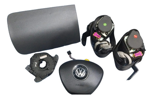 Kit Airbag Fox  Crossfox Spacefox 2015 A 2021 Preto Original Preto - Imagem 1