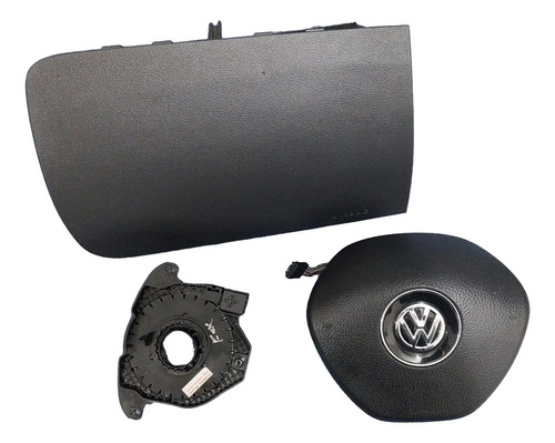 Kit Airbag Fox  Crossfox Spacefox 2015 A 2021 Preto Original Preto - Imagem 4
