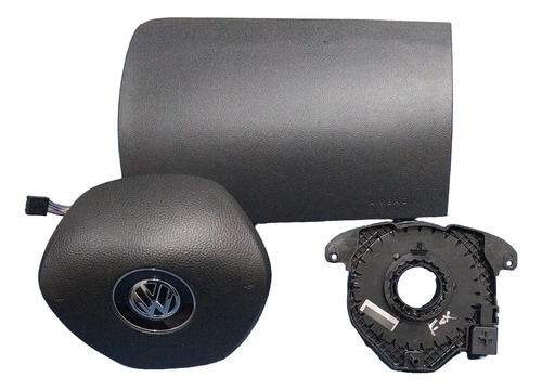 Kit Airbag Fox  Crossfox Spacefox 2015 A 2021 Preto Original Preto - Imagem 5