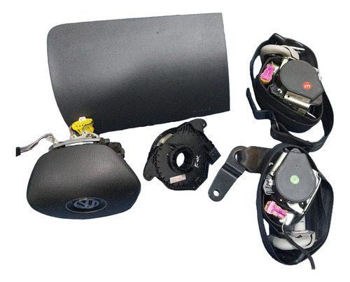 Kit Airbag Fox  Crossfox Spacefox 2015 A 2021 Preto Original Preto - Imagem 6
