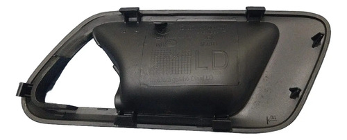 Moldura Maçaneta Interna D.d Fox Crosfox Spacefox 2010/2022 Preto Dianteira - Imagem 3