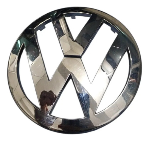 Emblema Grade Dianteira Golf 2008 A 2014 Original Volkswagen Prateado - Imagem 1