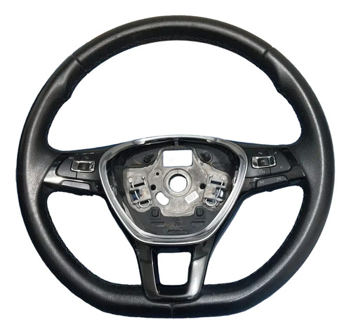 Volante Direção Com Comando T-cross Polo Virtus 2018 A 2022 Preto - Imagem 3