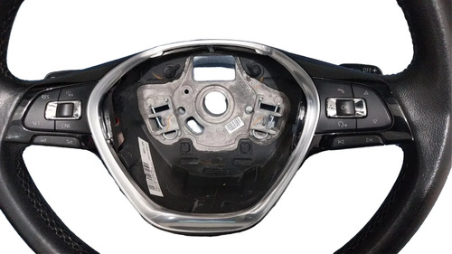 Volante Direção Com Comando T-cross Polo Virtus 2018 A 2022 Preto - Imagem 5