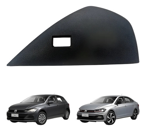 Acabamento Lateral Direito Painel VW Polo Virtus 2018 a 2025