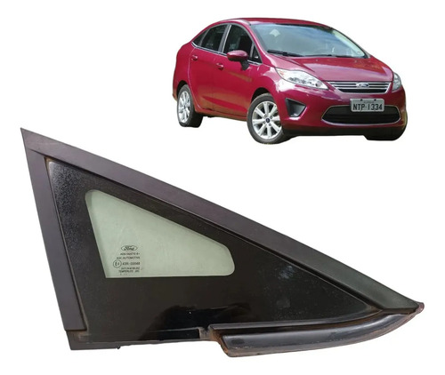 Vidro Porta Dianteira Direita Ford Fiesta