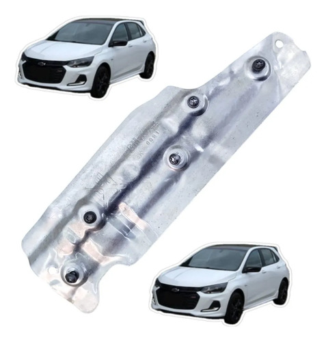 Protetor De Calor Tampa Válvula Chevrolet Onix 2023 55496720 Prateado