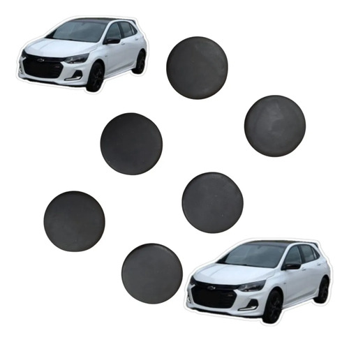 Tampinha Borracha Acabament Aerofólio Chevrolet Onix Rs 2021