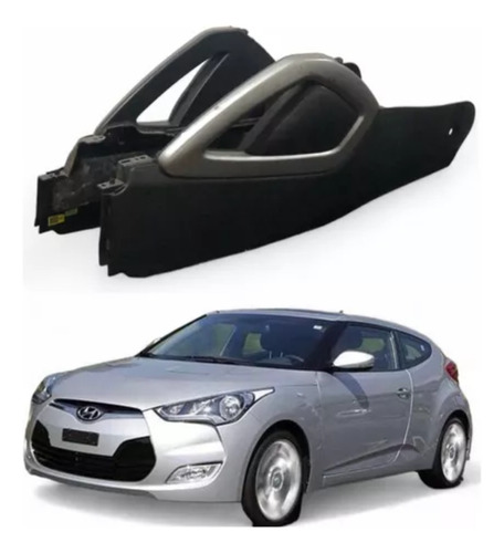 Acabamento Console Central Veloster 2012 Cod. 846112v000