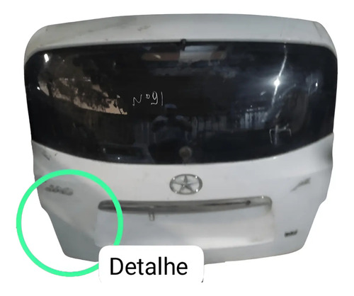 Tampa Traseira Original Jac J6 2011 2012 2013 2014 C/detalhe Branco