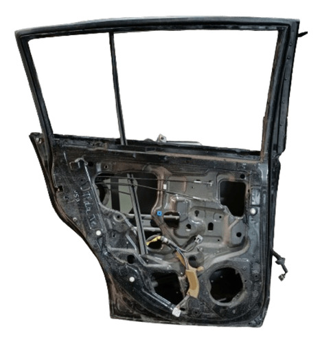 Porta Traseira Direita Nissan Tiida Hatch 2008 2009 A 2013 Traseira Esquerdo Preto - Imagem 3