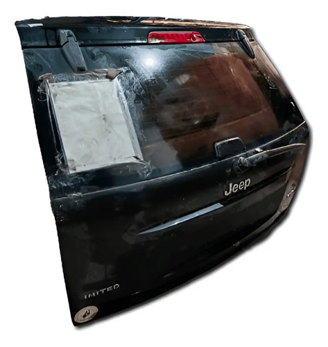 Tampa Traseira Jeep Grand Cherokee 2006 2007 2008 2009 Preto - Imagem 2