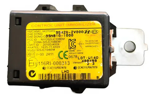 Modulo Imobilizador Hyundai Creta Hb20 1.6 954202v000 12-19