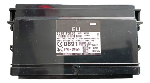 Kit Code Injeção Subaru Impreza 2.0 Manual 2008 2009 2010 11 - Imagem 8