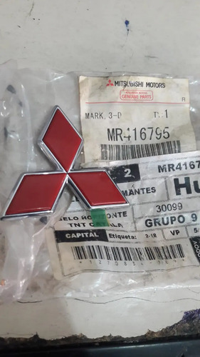 Emblema Mitsubishi  Grade Dianteira Mr416795 Original L200 - Imagem 2
