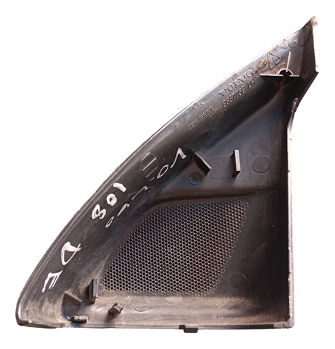 Acabamento Interno Retrovisor Esquerdo Volvo C30 2007 A 2012 Preto - Imagem 3