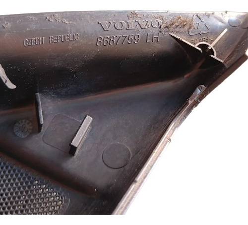 Acabamento Interno Retrovisor Esquerdo Volvo C30 2007 A 2012 Preto - Imagem 5