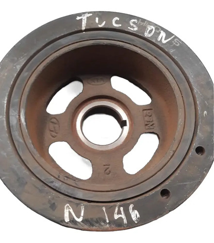 Polia Virabrequim Hyundai Tucson 2.0 2009 A 2015 Original - Imagem 2