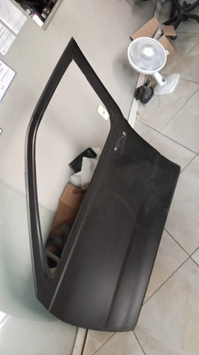 Folha Da Porta Dianteira Direita Nissan Frontier 2002/8 Preto - Imagem 4