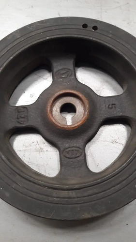 Polia Virabrequim Motor Hb20 Hb20s 1.6 2012-2019 - Imagem 3