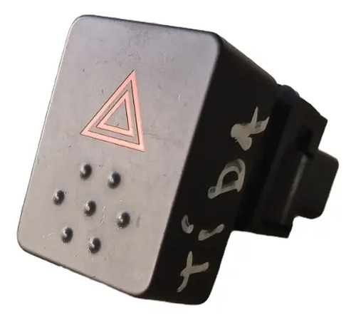 Botão Pisca Alerta Nissan Tiida 2008-2014 25290el80a - Preto - Imagem 2